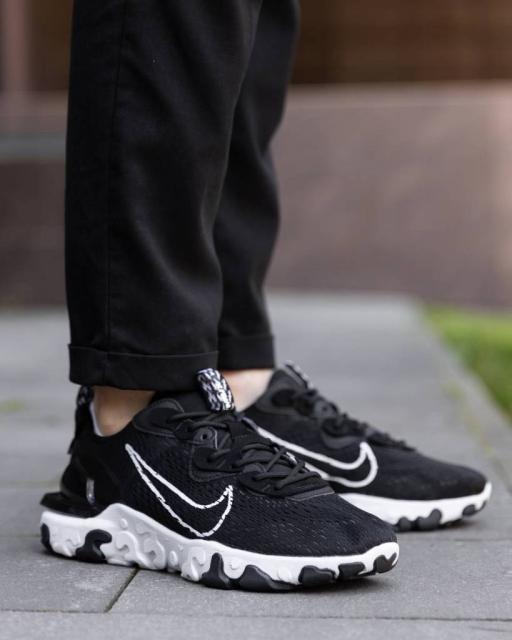 Кросівки Nike React Vision Black White