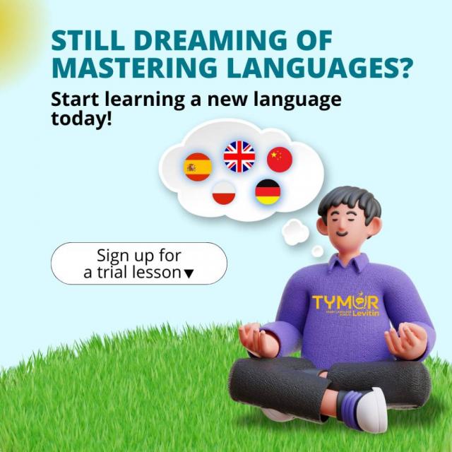 Overcome language barriers together Language school by TYMUR Levitin