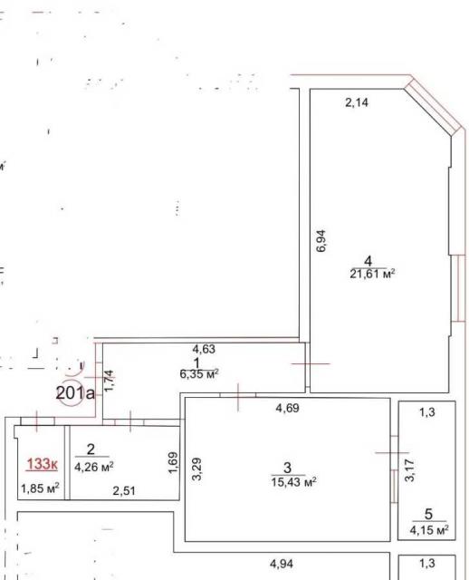 продаж 1-к квартира Київ, Дарницький, 47000 $