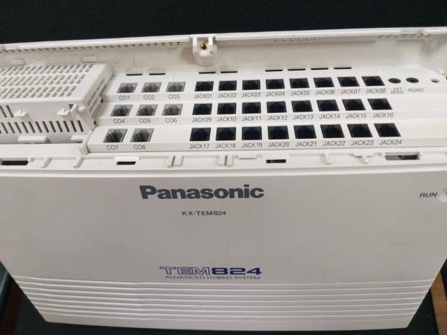 Panasonic KX-TEM824UA, аналогова АТС, конфігурація: 8 зовнішніх /24 внутрішніх портів