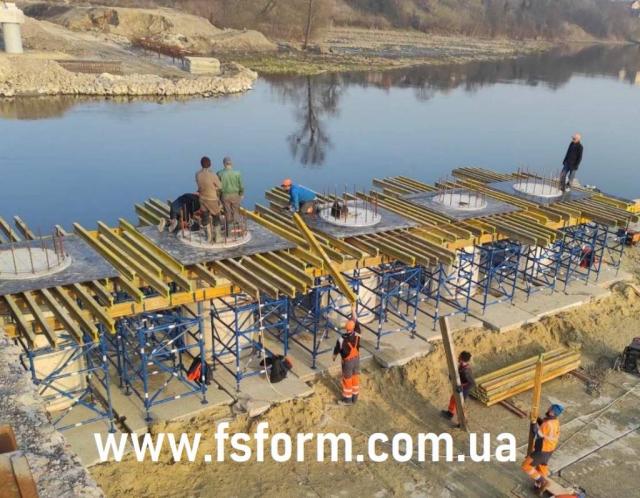 Опалубка каркасна, Опалубка пространственная, Стійка опорна