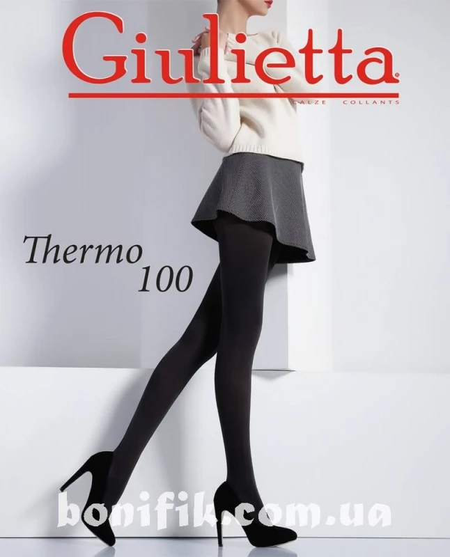 Женские плотные колготки с микрофибры THERMO 100 DEN