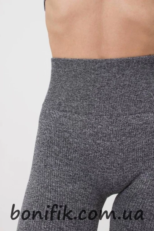 Женские меланжевые спортивные леггинсы LEGGINGS RIB MELANGE, Кривий Ріг — 6/8