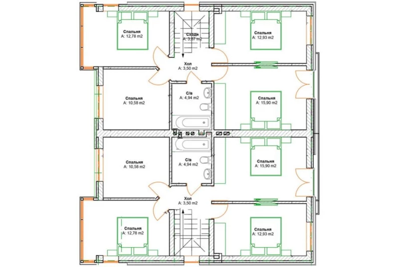Будинок продаж Гатне – 130 м², Гатне — 7/7