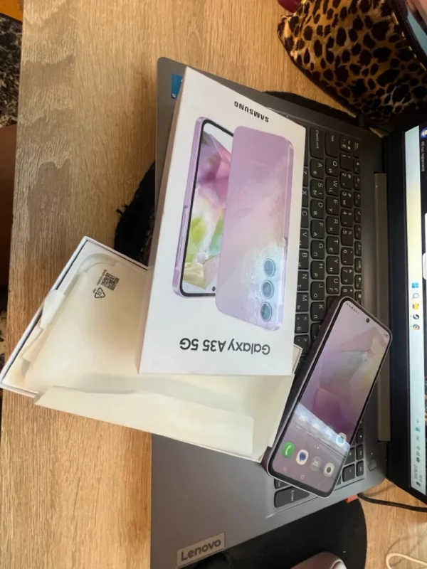 Samsung Galaxy A35 5G 8/256 ГБ рожевий, відмінний стан, Одесса — 9/9