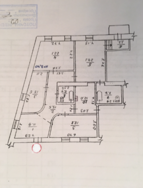 Квартира 4-кімн. продаж Київ, Печерский – 100 м², Київ — 9/10