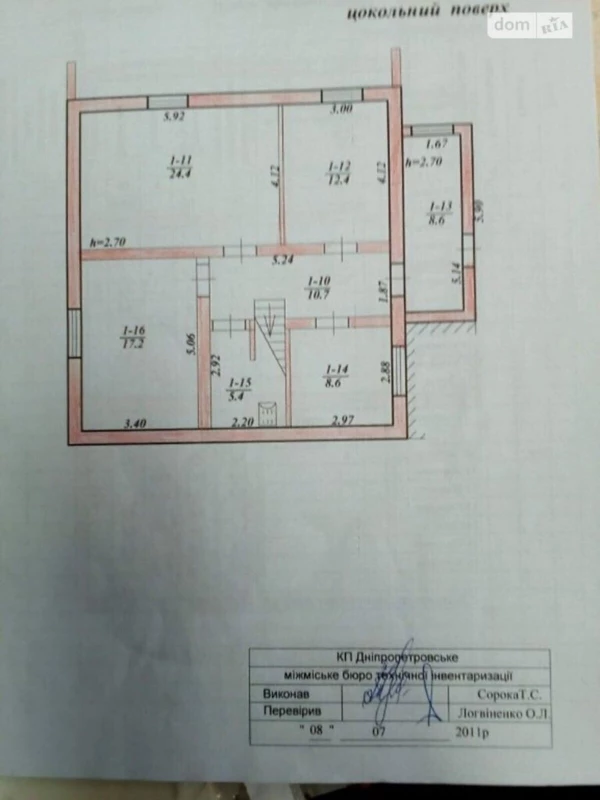 Будинок 1-кімн. продаж Дніпро, Шевченківський – 203 м², Дніпро — 4/5