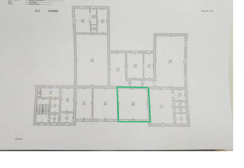 Комерційна нерухомість – 39.8 м², Іршава — 8/8