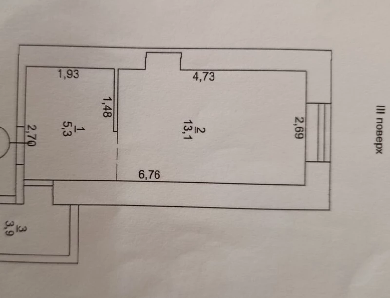 Квартира 2-кімн. продаж Одеса, Пересипський(Суворівський) – 23 м², Одеса — 5/5
