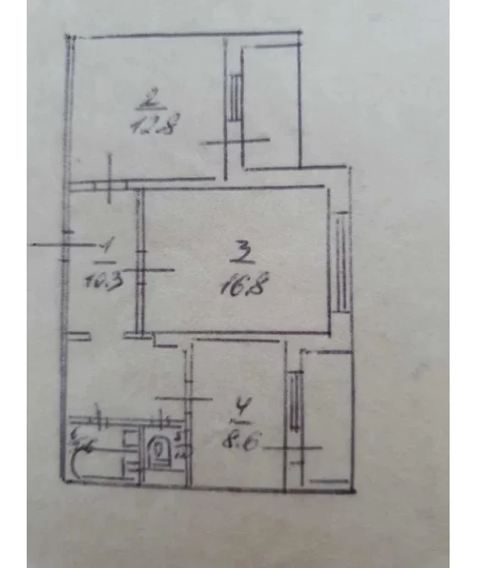 Квартира 2-кімн. продаж Київ, Голосеевский – 30 м², Київ — 2/8