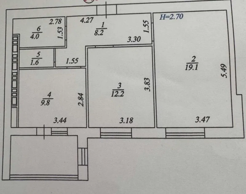 Квартира 2-кімн. продаж Софіївська Борщагівка – 67 м², Софиевская Борщаговка — 2/15