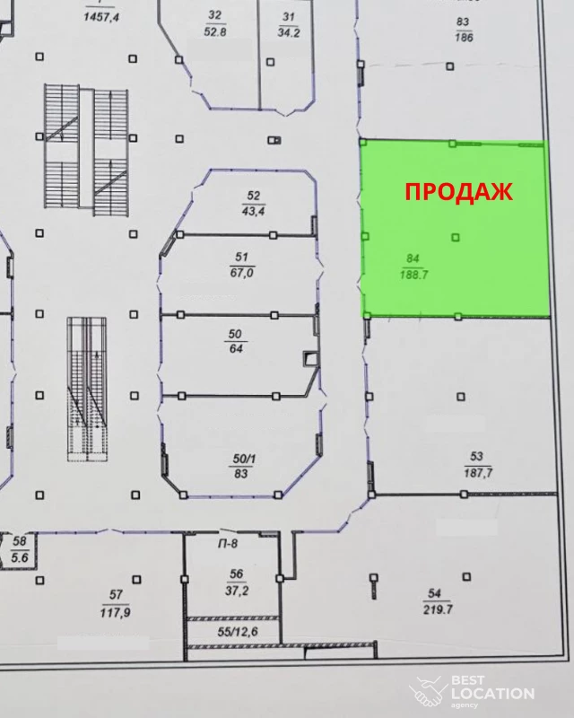 Комерційна нерухомість – 188.7 м², Черкаси — 3/6