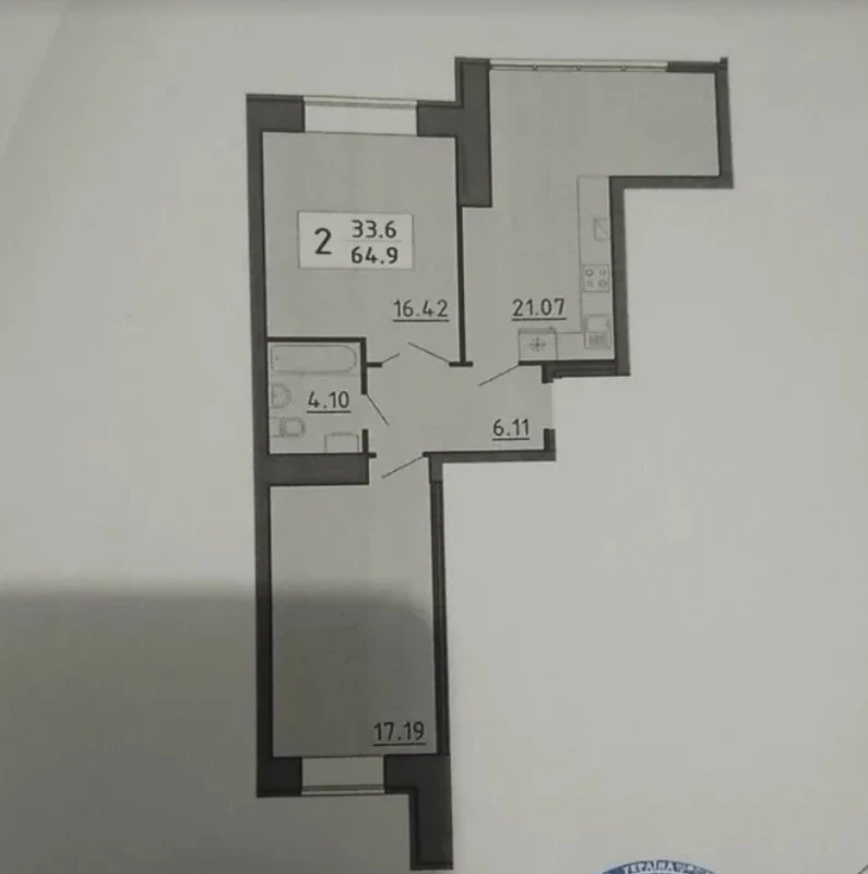 Квартира 2-кімн. продаж Тернопіль, Центр – 65 м²