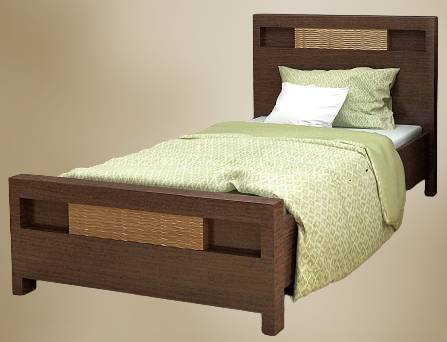 Деревянная односпальная кровать ДАНТЕ