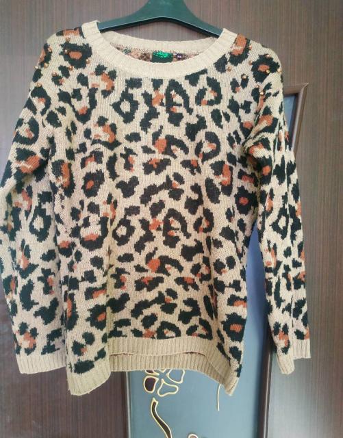 Трендовый леопардовый свитер
