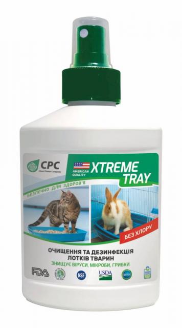 Xtreme TRAY. Очищення та дезинфекція лотків тварин . 0,250 л. 0,5л.