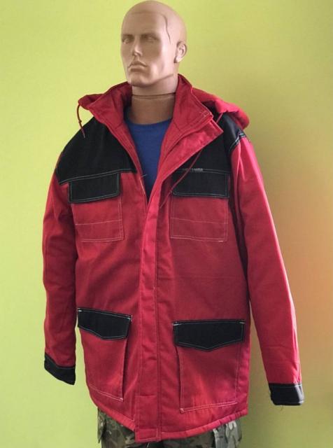 Куртка робоча Reis утеплена Червона (MMWJL CB XL)