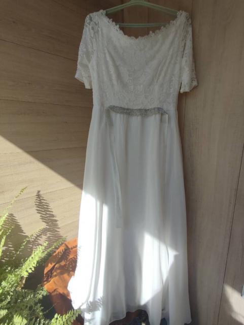 Свадебное платье 50-52р