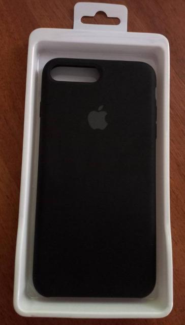 Чехол Silicone Case Full Black для iPhone 7 plus/8 plus