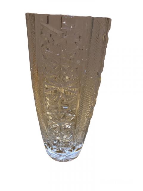 Кришталева ваза для квітів 23 см