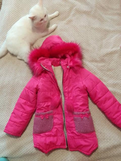 Курточка для дівчинки зимова