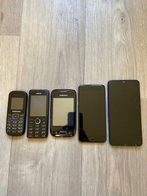 Продам телефоны на запчасти iPhone 6, Vivo Y91c, Samsung, Nokia