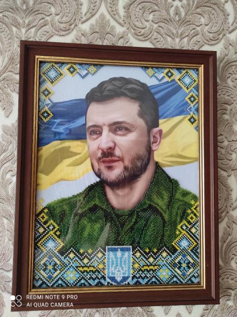 Портрет президента України Володимира Зеленського