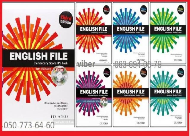 Продам   English File,  New  English File  Student´s Book + Work Book 3-rd edition     Комплект