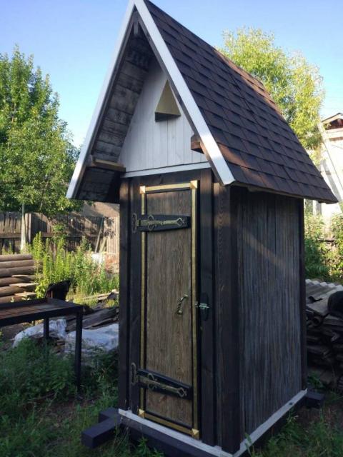 Деревяний туалет (Сосна)