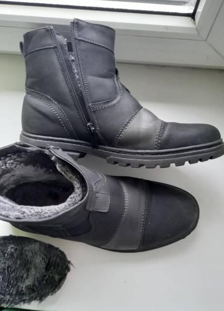 Ботинки черевики зимові для хлопчика 37р, 24,5 см, б/в