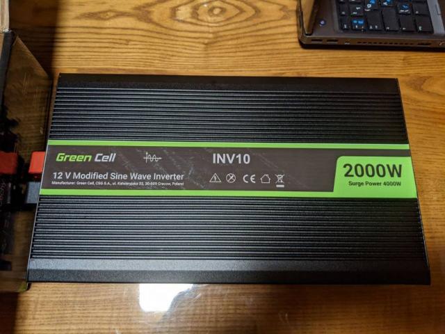 НОВЫЙ Инвертор (ЕВРОПА) GREEN CELL (12V) (230V) (2000-4000W)
