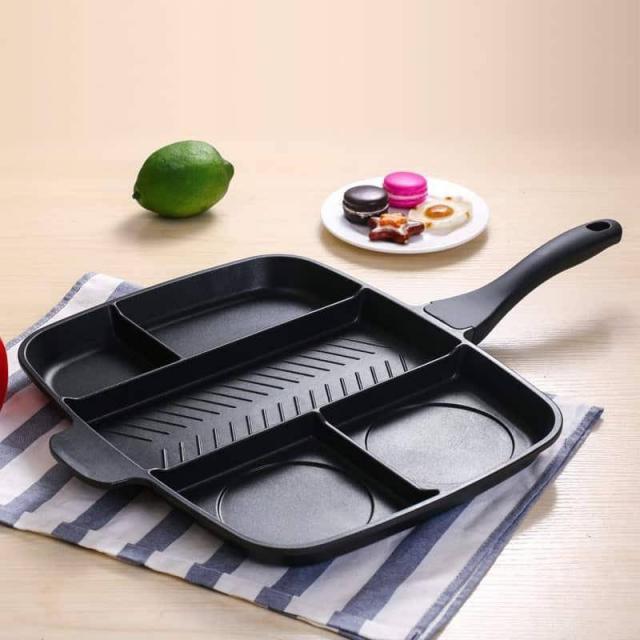 Сковорода 5-секционная Magic Pan с антипригарным покрытием