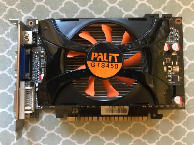 Відеокарта	PALIT nVIDIA GeForce GTS 450 (1 ГБ)
