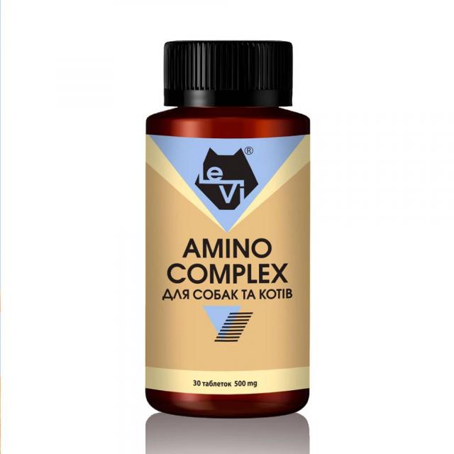 Аміно Комплекс для собак та котів LeVi 500 mg 30 таблеток