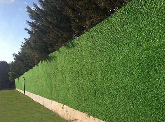 Декоративный зеленый забор (сетка с декоративным ПВХ плетением
