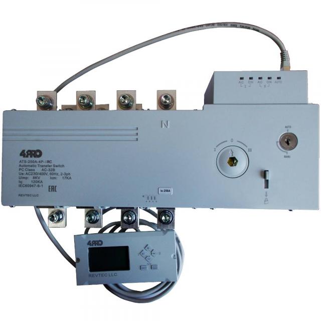 4PRO ATS-250A-4P-iRC Інтел.устройство автоматичного введення резерву