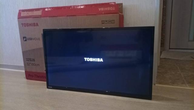 LCD телевизор TOSHIBA 32S2850EV, LED, диагональ 32', в полной комплектации, в новом состоянии