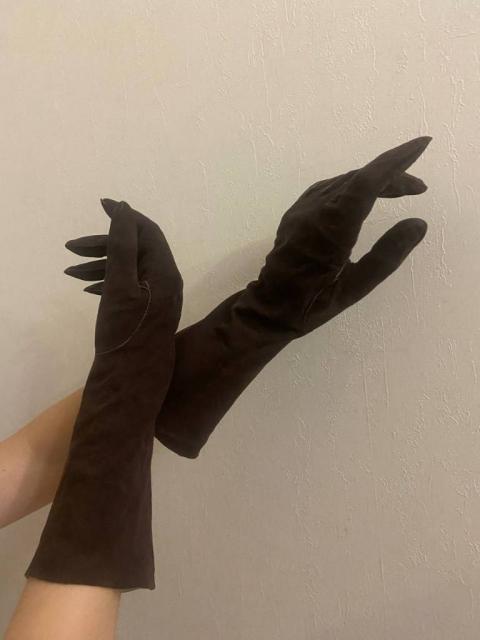 Винтажные лайковые  перчатки женские HORS CONCOURS FRANSE