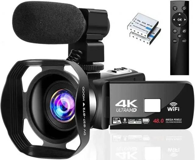 Відеокамера 4K Video Camera Ultra HD Camcorder 48.0 MP WI-FI СЕНСОРНА