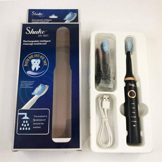 Електрична зубна щітка Shuke SK-601 акумуляторна, ультразвукова