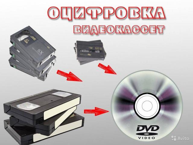 Оцифровка VHS видеокассет Кинопленки фотопленки Слайдов г Николаев