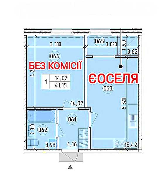 продаж 1-к квартира Київ, Голосіївський, 61500 $