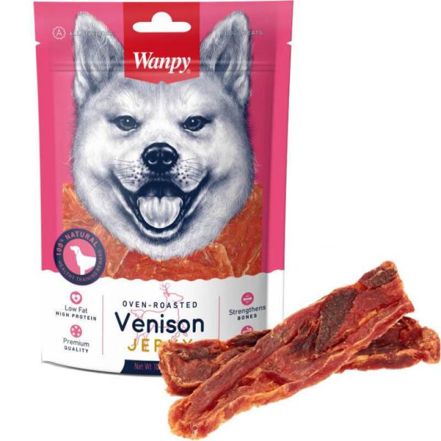 Wanpy Venison Jerky – філе оленини в'ялене для собак