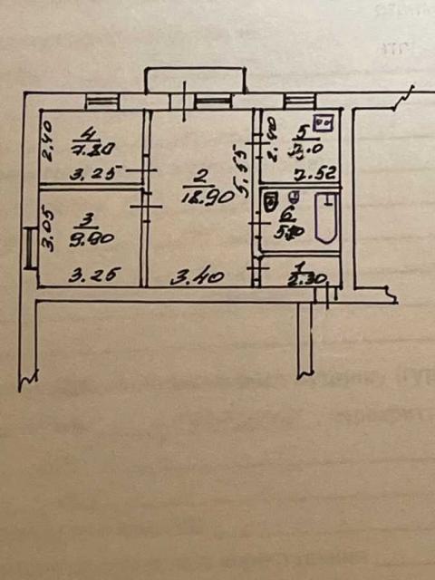 продаж 3-к квартира Обухівський, Богуслав, 37000 $