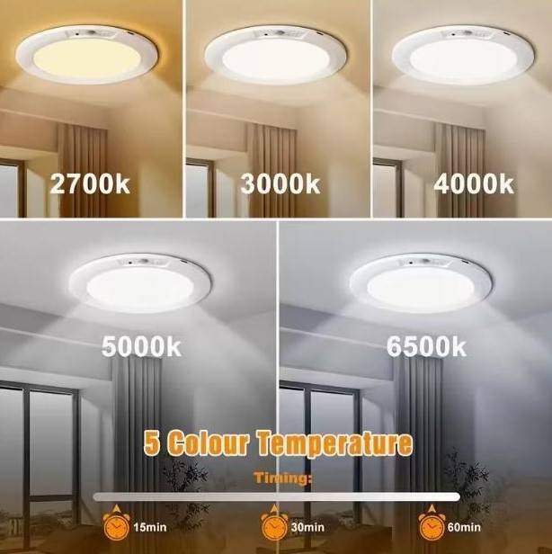 Розумний LED-світильник з датчиком руху та дистанційним керуванням 10+ годин роботи, акумулятор 8000 мАг, Київ — 3/4