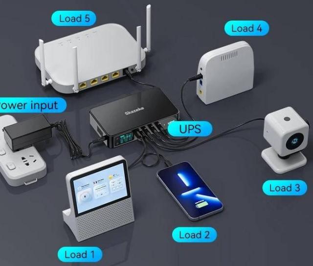 Mini UPS DR2p 18000 мА·год з регульованою напругою 5V 9V 12V 15V 24V, адаптер живлення 12V в подарунок, Київ — 4/4