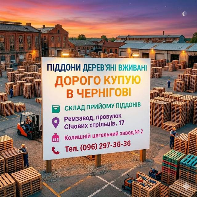 Дерев'яні піддони, палети, європіддони б/в купую в Чернігові, Чернигов — 1/2