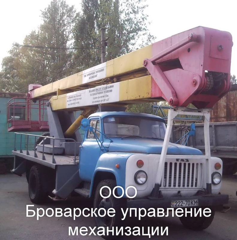 Оренда автовишки Бровари по районі.