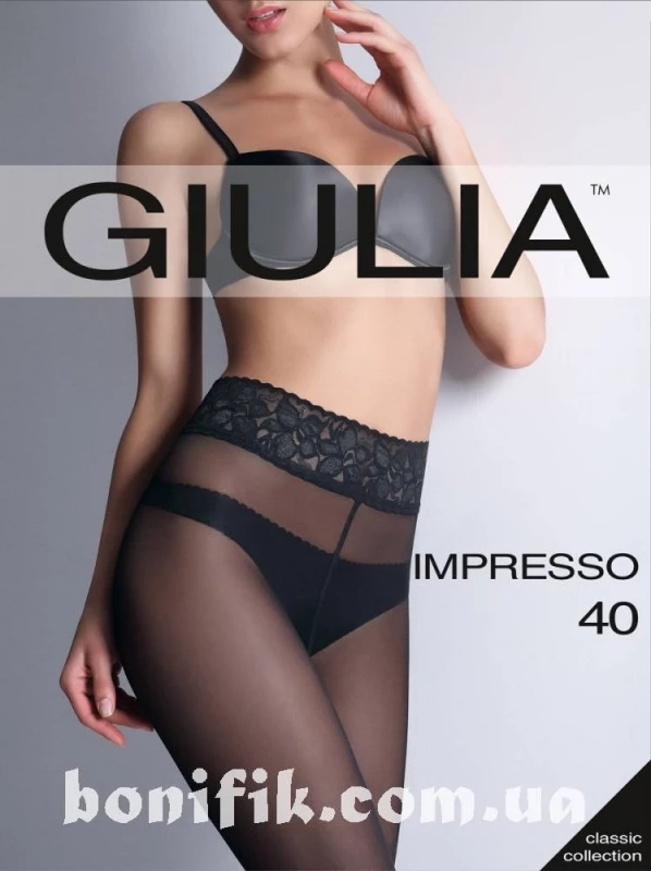 Классические матовые колготки IMPRESSO 40 DEN
