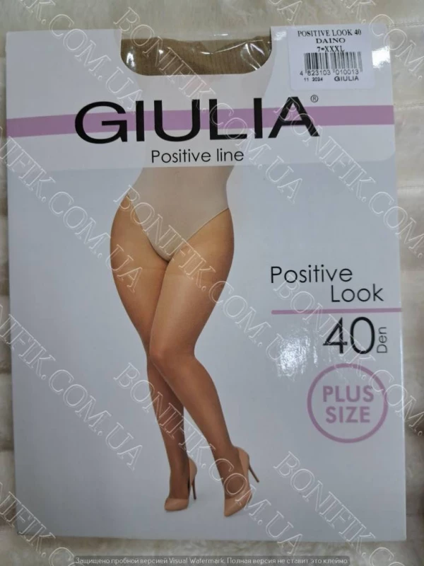 Женские колготки Positive Look 40 DEN Plus Size